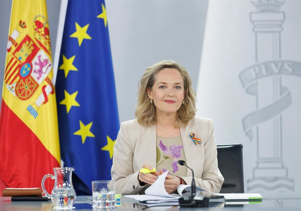 Archivo - La vicepresidenta primera y ministra de Asuntos Económicos y Transformación Digital en funciones, Nadia Calviño.