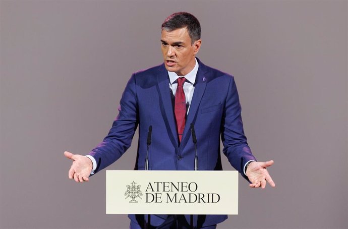 El presidente del Gobierno en funciones y secretario general del PSOE, Pedro Sánchez