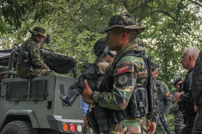 Archivo - Personal militar perteneciente a la Fuerza Armada Nacional Bolivariana (FANB)