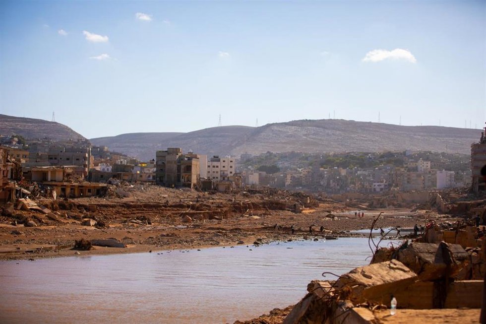 Inundaciones causadas por la tormenta 'Daniel' a su paso por Libia