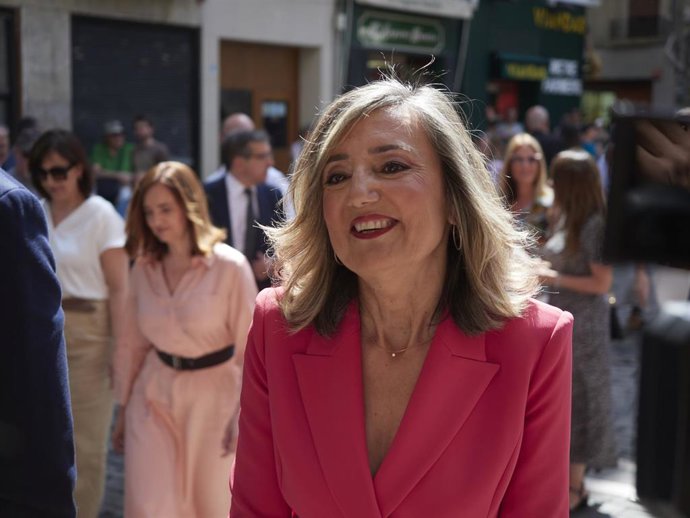 Archivo - La alcaldesa de Pamplona, Cristina Ibarrola.