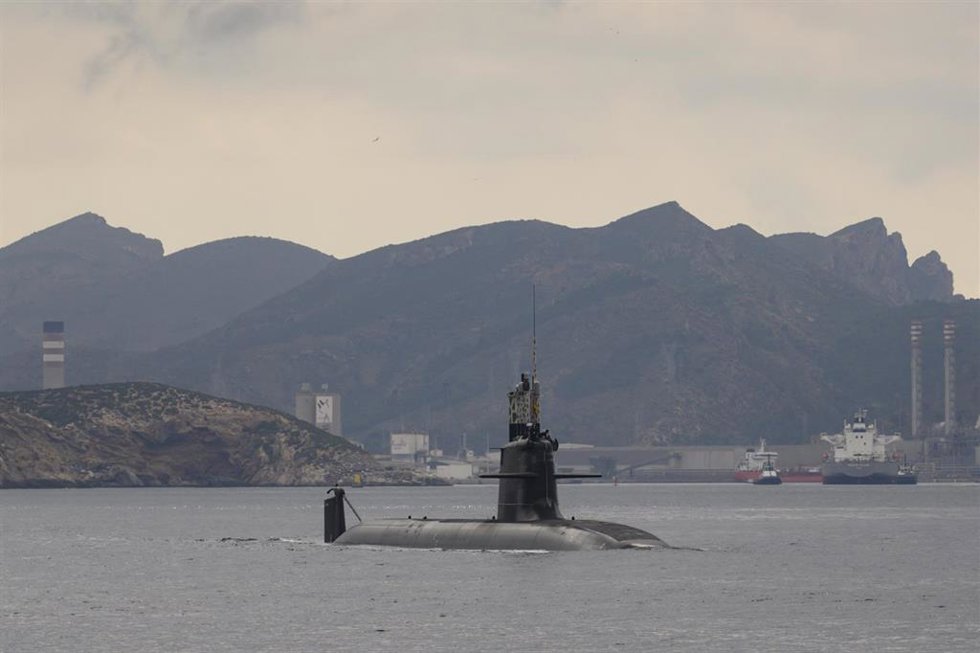 Archivo - Submarino del programa S-80 en el astillero de Navantia en Cartagena, Región de Murcia (España).