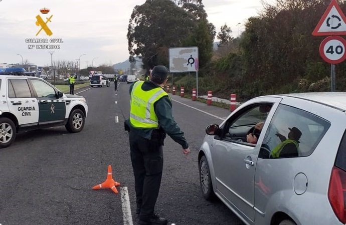 Control de la Guardia Civil