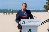 La JEC multa con 2.200 euros a Antonio Sanz por "exhibir logros" del Gobierno andaluz al presentar el plan por maremotos