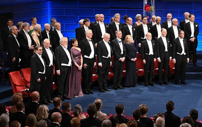 Archivo - Ceremonia de entrega de los premios Nobel en Estocolmo