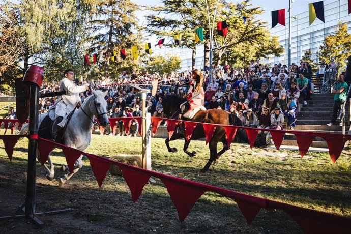 Una de las batallas del festival 'Burgos Cidiano'.