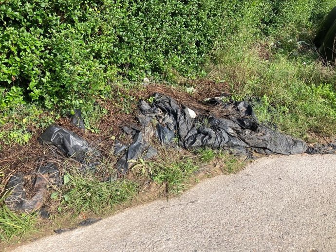 Residuos de plásticos de uso agrícola.