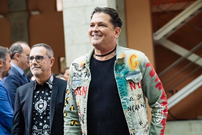 El cantante colombiano Carlos Vives durante la presentación de la programación de Hispanidad 2023, en la Real Casa de Correos, a 15 de septiembre de 2023, en Madrid (España). Hispanidad 2023 es un evento multicultural que se celebra del 6 al 15 de octub