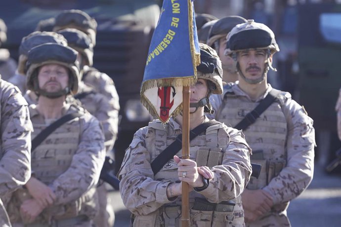 Archivo - Detalle de la exposición estática en las instalaciones del Tercio de Armada (TEAR) y del Tercio Sur (TERSUR) de la Fuerza de Protección, ambas bajo la dependencia de la Fuerza de Infantería de Marina.