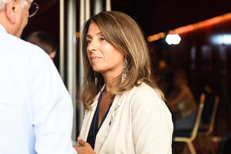 La consellera de Presidencia y portavoz del Govern en funciones, Meritxell Budó, durante la celebración de la XXVI asamblea de la Asociación catalana de municipios y comarcas (ACM), en el Palacio de Congresos Costa Brava, a 15 de septiembre de 2023, en 