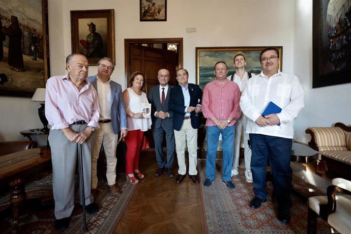 Presentación del Concurso Nacional de Albañilería 'Peña el Palustre' en Málaga que alcanza su edición número 56.