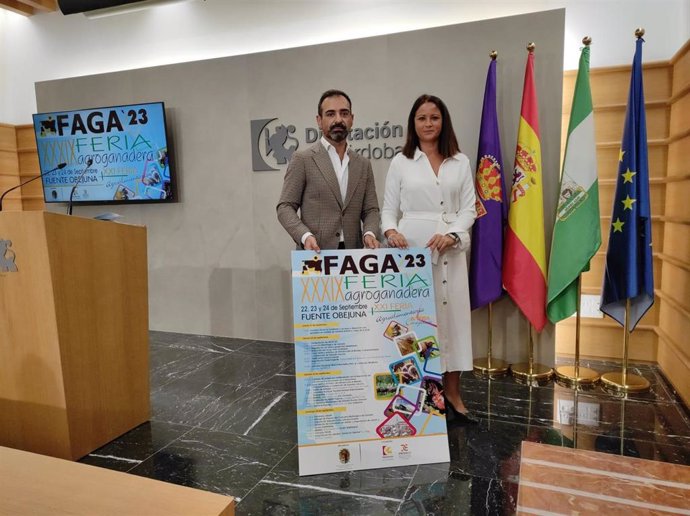 El presidente de Iprodeco, Félix Romero, en la presentación de FAGA.