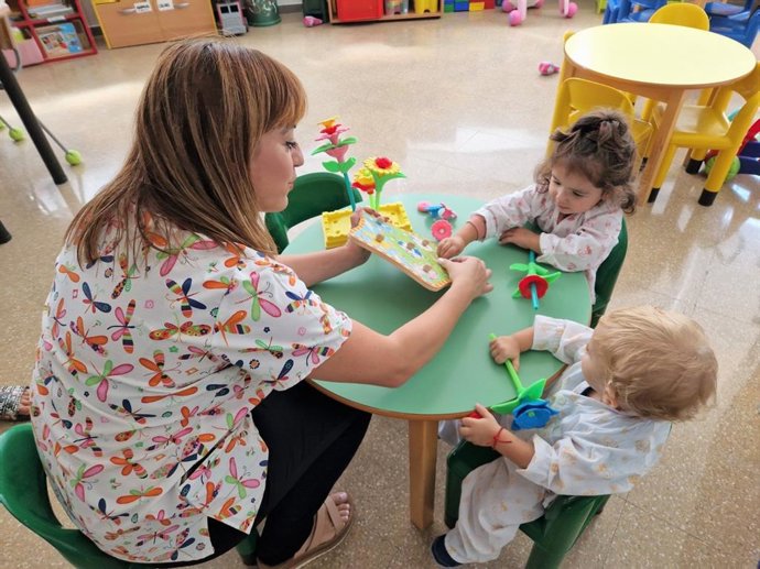 Aula hospitalaria del Hospital Clínico de Granada.