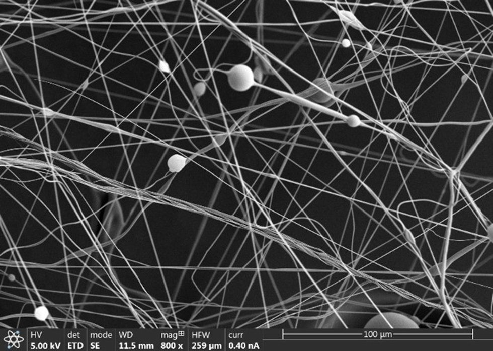 Trabajo de la Escuela Técnica Superior de Ingenieros de la Universidad de Sevilla sobre la producción masiva de microfibras.