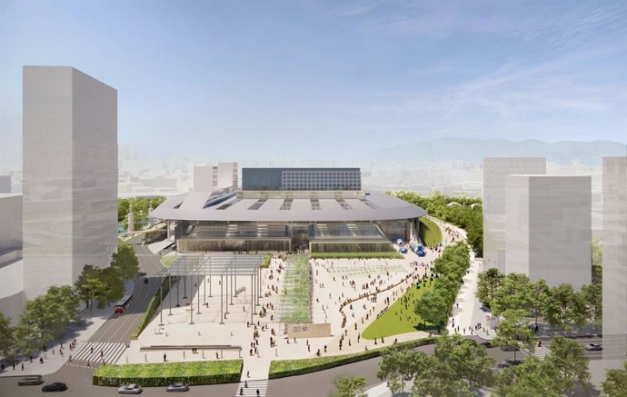 La futura estació de Sants de Barcelona