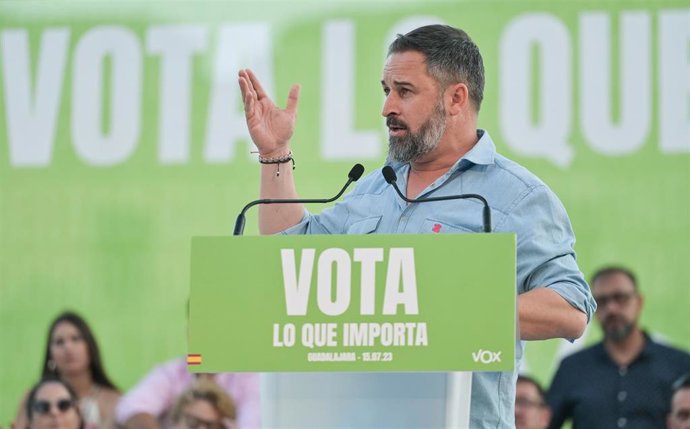 Archivo - El presidente de Vox, Santiago Abascal.