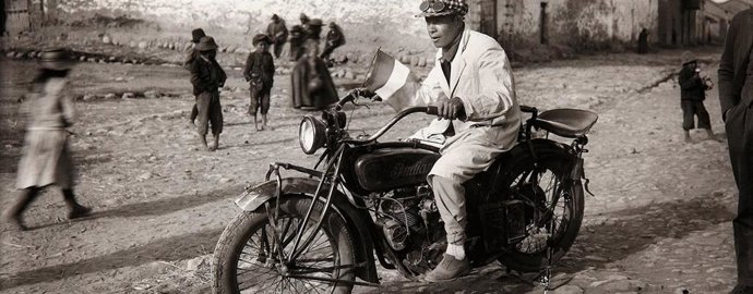 Una imagen de la exposición sobre Martín Chambi en la Academia de Bellas Artes