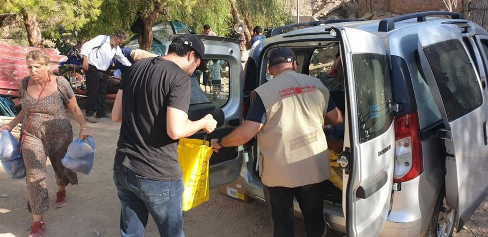 La secretaria general de Cáritas Española se traslada a Marruecos para colaborar en la gestión de la emergencia