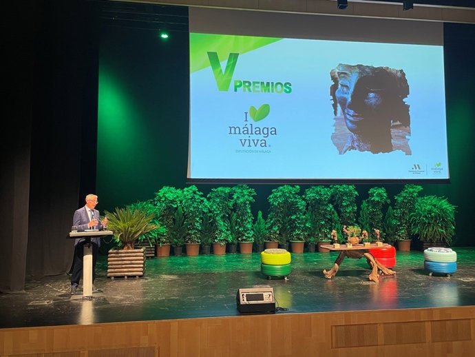 Gala de los Premios Málaga Viva de 2022.