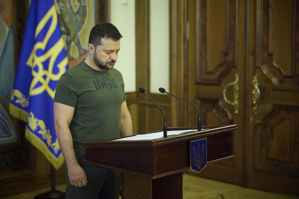 El presidente ucraniano, Volodimir Zelenski