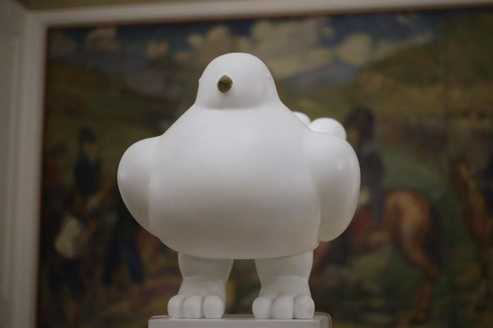 Bogotá, 01 de Septiembre  de 2022.  La Paloma de la Paz fue trasladada nuevamente a la Casa de Nariño. (Colprensa - Álvaro Tavera)