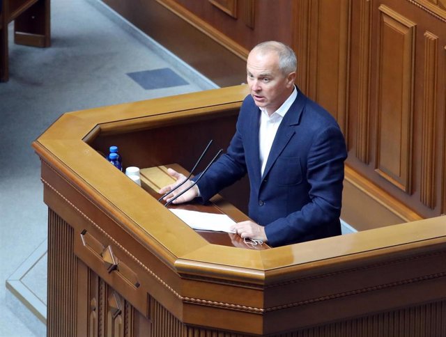 Archivo - El exparlamentario Nestor Shufrich  en la Rada.