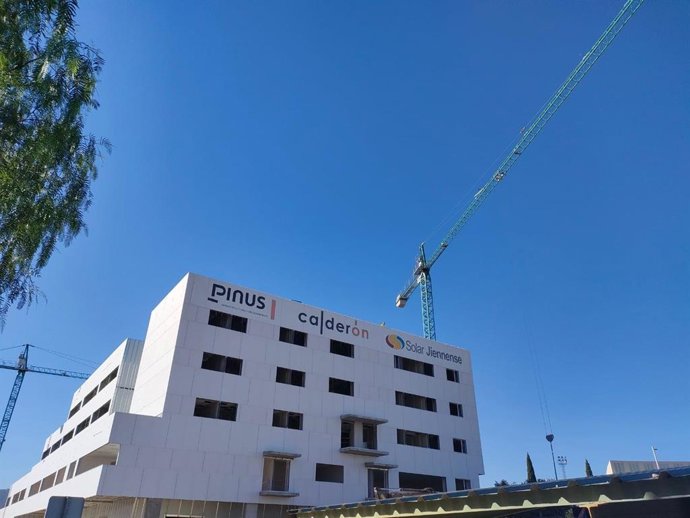 Archivo - Obras del edificio que albergará la Facultad de Ciencias de la Salud de la UJA.