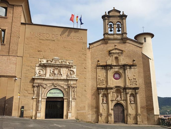 Archivo - Fachada del Museo de Navarra.