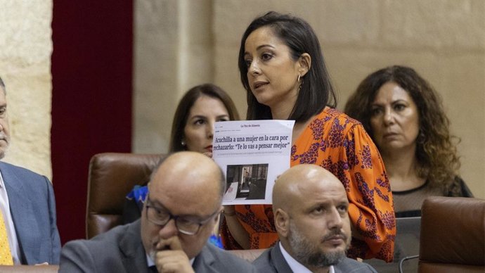 La parlamentaria del Grupo Parlamentario Vox en el Parlamento de Andalucía, Mercedes Rodríguez Tamayo