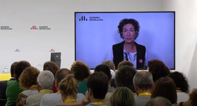 La secretaria general de ERC, Marta Rovira, participa en el Consell Nacional de ERC