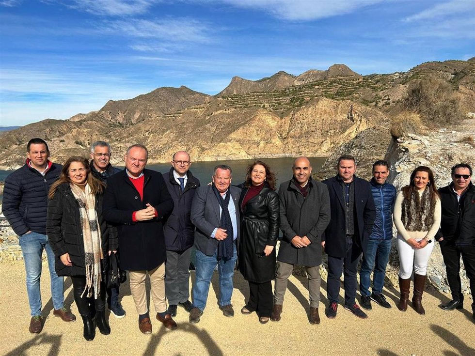 Fotografía de grupo en el Valle del Almanzora.