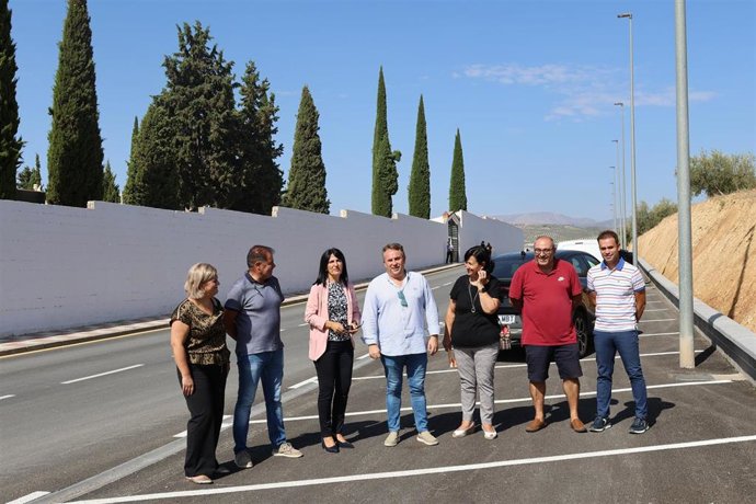Visita de la subdelegada del Gobierno en Granada, Inmaculada López Calahorro, a Pinos Puente