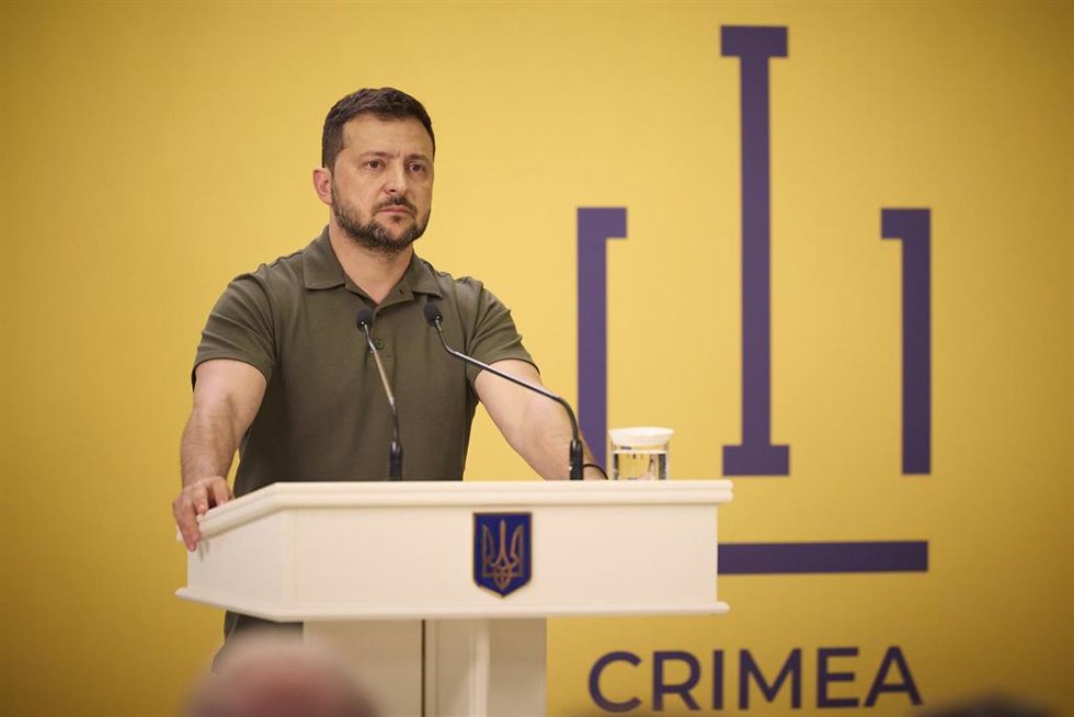 El presidente de Ucrania, Volodimir Zelenski