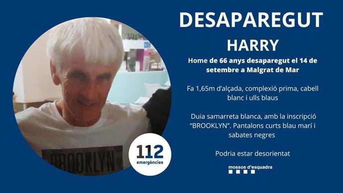 Mossos busca un home de 66 anys desaparegut a Malgrat de Mar (Barcelona)