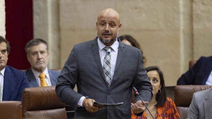 El portavoz adjunto del Grupo Parlamentario Vox en el Parlamento de Andalucía, Rodrigo Alonso