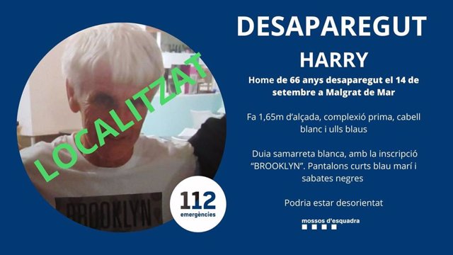 Localitzat l'home que havia desaparegut a Malgrat de Mar (Barcelona)