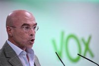 Vox despliega varias acciones en Bruselas para protestar contra una eventual amnistía a los líderes independentistas