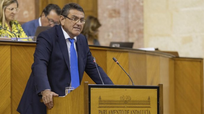 El diputado del Grupo Parlamentario Vox en el Parlamento de Andalucía y portavoz en la Comisión de Salud, Rafael Segovia