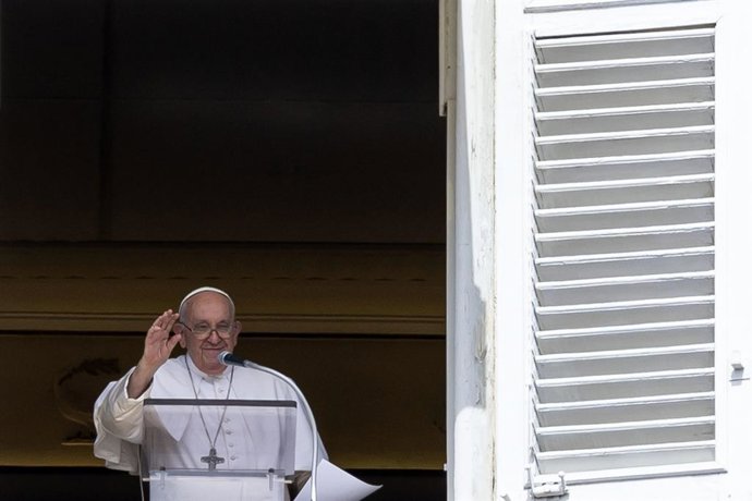 September 17, 2023, Rome, Italy: Papa Francesco durante la preghiera dell'Angelus in piazza San Pietro, CittA del Vaticano, 17 settembre 2023.   ANSA / MASSIMO PERCOSSI..Pope Francis during the Angelus prayer in Saint Peter's square, Vatican City, 17 S