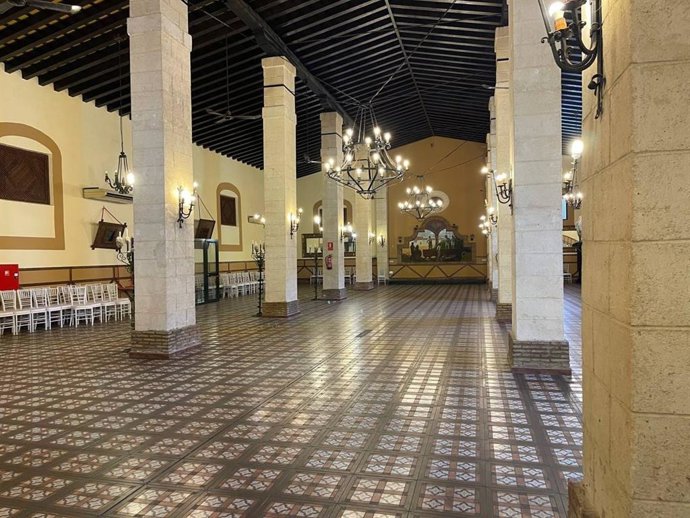 Interior de Bodegas El Cortijo, que albergarán los juzgados de El Puerto de Santa María.