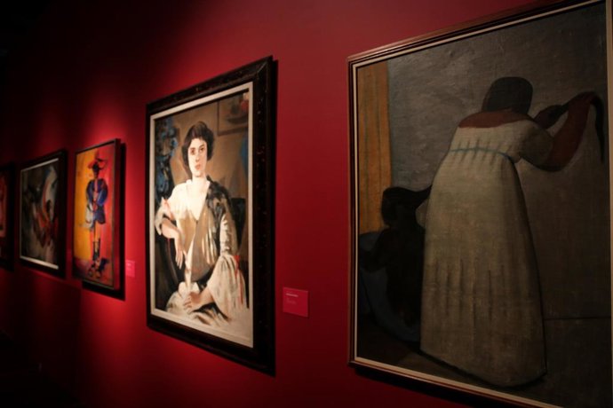 Bogotá. Agosto 02 del 2018. El Museo Nacional presenta la exposición "El Joven Maestro" homenaje al artista colombiano Fernando Botero del inició de su carrera. (Colprensa - Diego Pineda)
