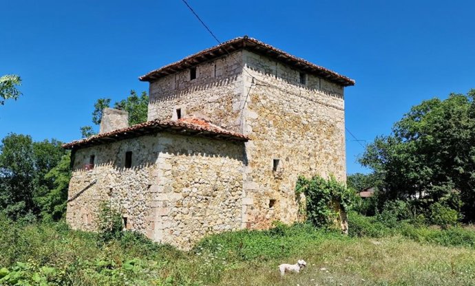 Torre medieval de Vallejuelo (Burgos).