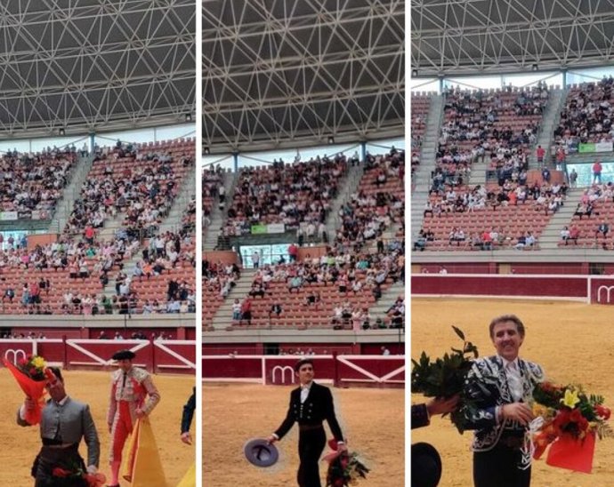 Cinco orejas para los Hermoso de Mendoza y Sergio Domínguez en la primera de feria de San Mateo en Logroño