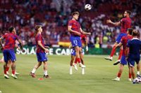 Simeone llama a cinco jugadores del filial para viajar a Roma