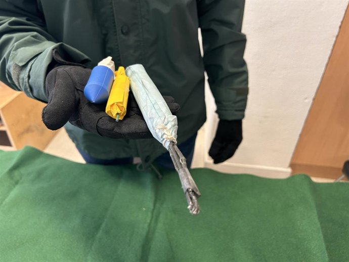 Uno de los artefactos detenidos