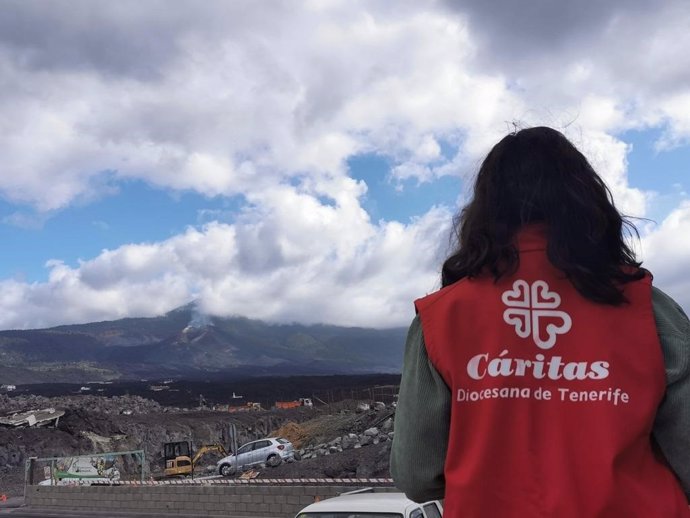 Archivo - Cáritas Diocesana De Tenerife Continúa Atendiendo Y Acompañando A Personas Afectadas Dos Años Después Del Inicio De La Erupción Del Volcán De 'Tajogaite' En La Palma, Muchas De Las Cuales Perdieron Sus Viviendas Y Todos Sus Medios De Vida