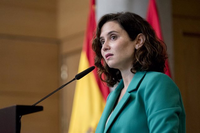 Archivo - La presidenta de la Comunidad de Madrid, Isabel Díaz Ayuso. Archivo.