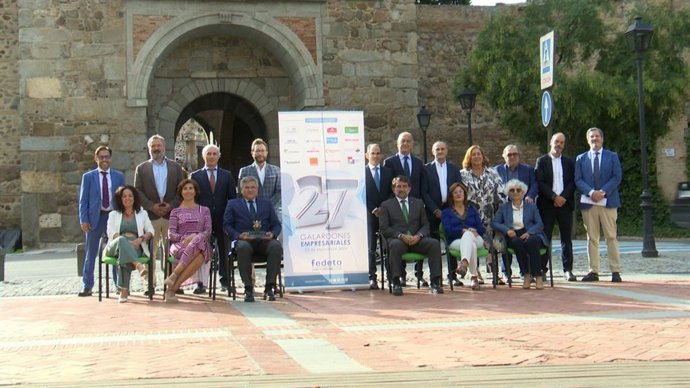 Empresarios y empresarias galadornados en la nueva edición de los Premios Fedeto.
