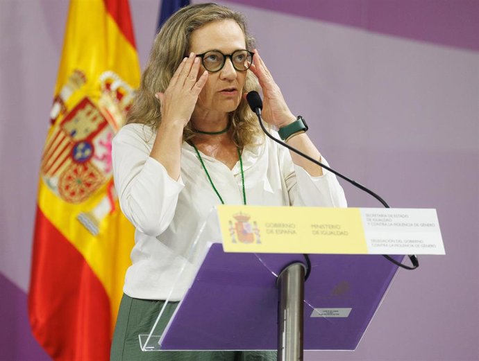 La delegada del Gobierno contra la Violencia de Género, Victoria Rosell, 