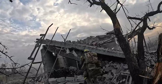Destrucción en Ucrania en el marco de la guerra con Rusia